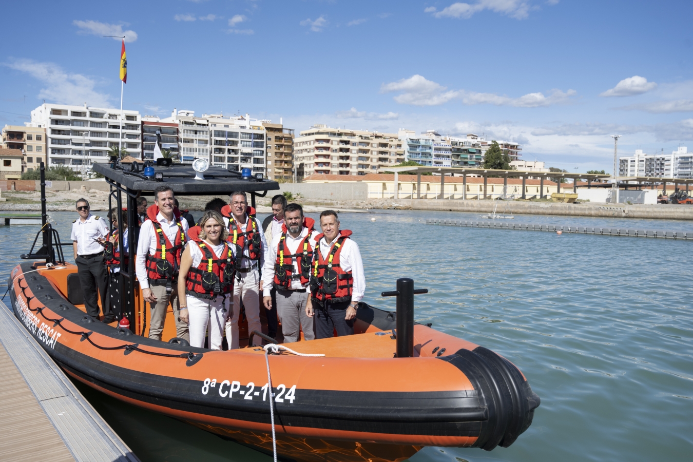 La Diputación de Castellón refuerza el dispositivo del Consorcio Provincial de Bomberos con la incorporación de una embarcación de salvamento y rescate