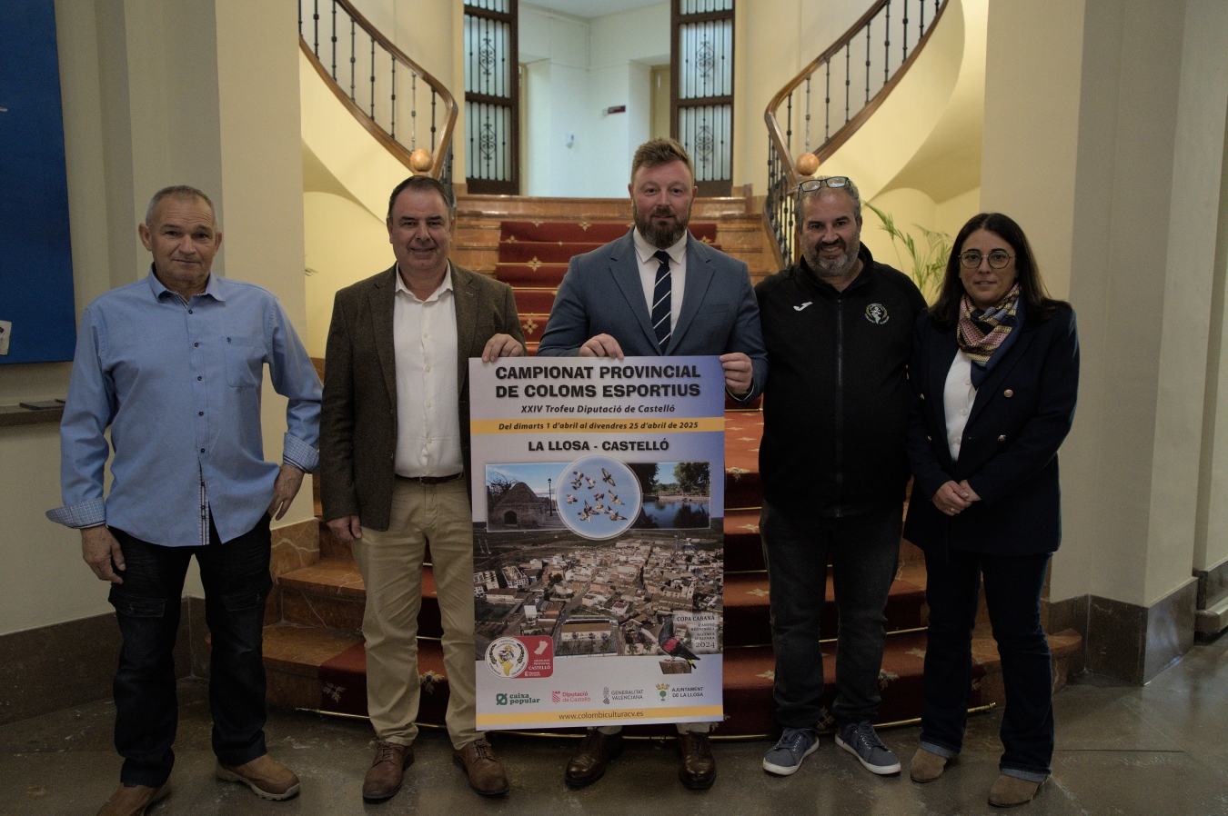 La Diputación impulsa el Campeonato Provincial de Colombicultura y muestra su respaldo a esta actividad deportiva