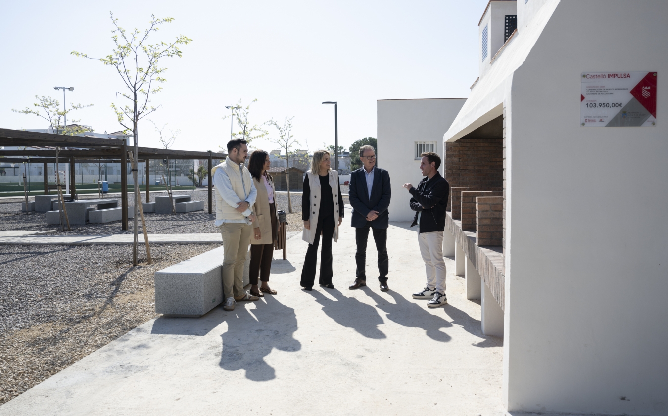 La Diputación de Castellón pone en valor el nuevo espacio recreativo de Alcossebre para mejorar la calidad de vida de los vecinos y vecinas