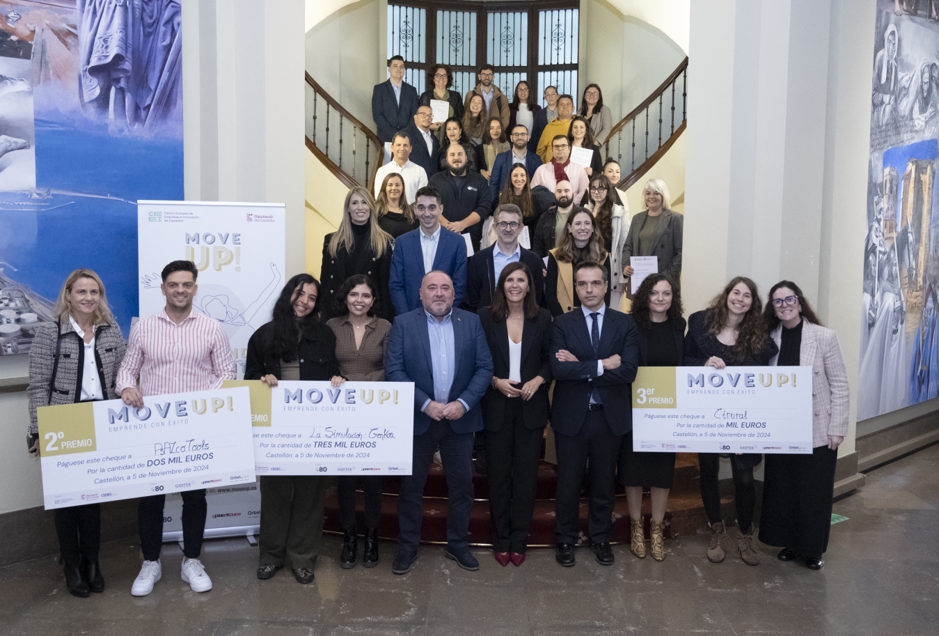 La Diputació i el CEEI Castelló reforcen la seua aposta per l'emprenedoria i obrin la desena convocatòria de Move Up! Emprén amb èxit