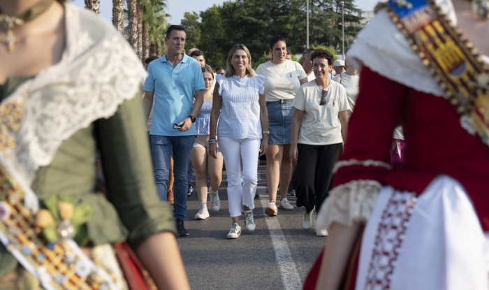 Marta Barrachina participa en la romeria del Salvador i posa en valor la restauració del retaule major del patró d'Onda amb una inversió de la Diputació de 50.000 euros