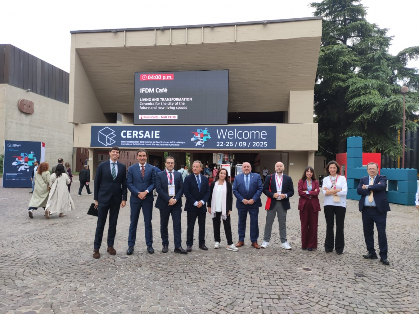 La Diputació de Castelló mostra en Cersaie el seu màxim suport a la indústria ceràmica de la província