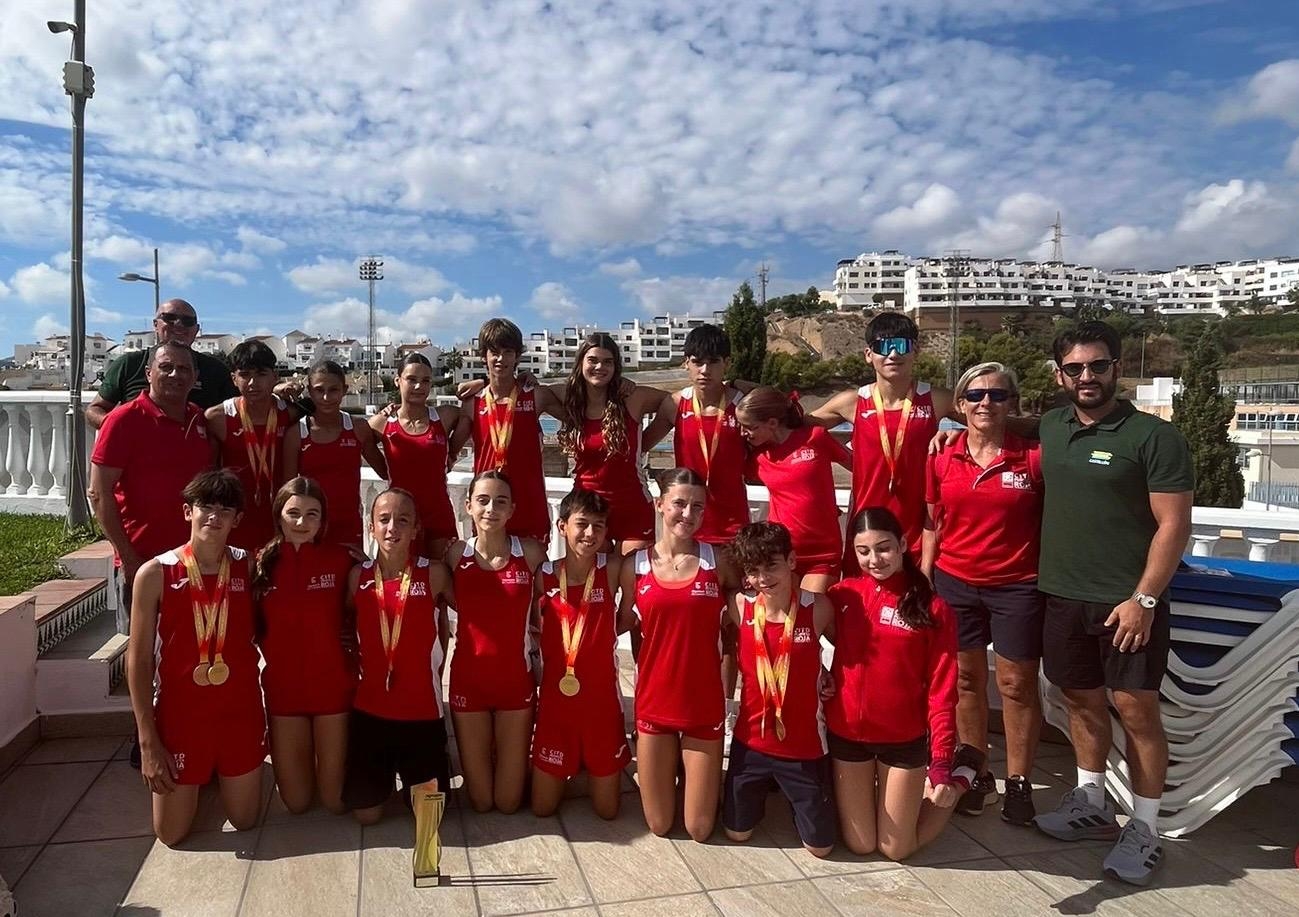 La Diputación de Castellón celebra el triunfo del CITD Penyeta Roja, campeón de España sub-14 por equipos masculinos