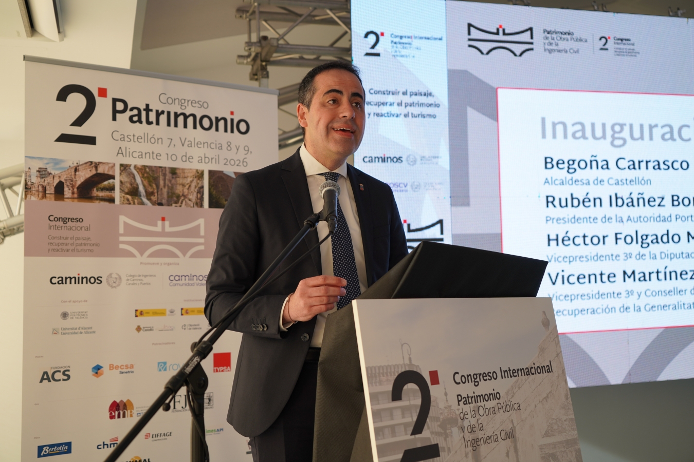 La Diputación de Castellón ensalza el patrimonio de las infraestructuras en el II Congreso Internacional de Patrimonio de la Obra Pública y de la Ingeniería Civil