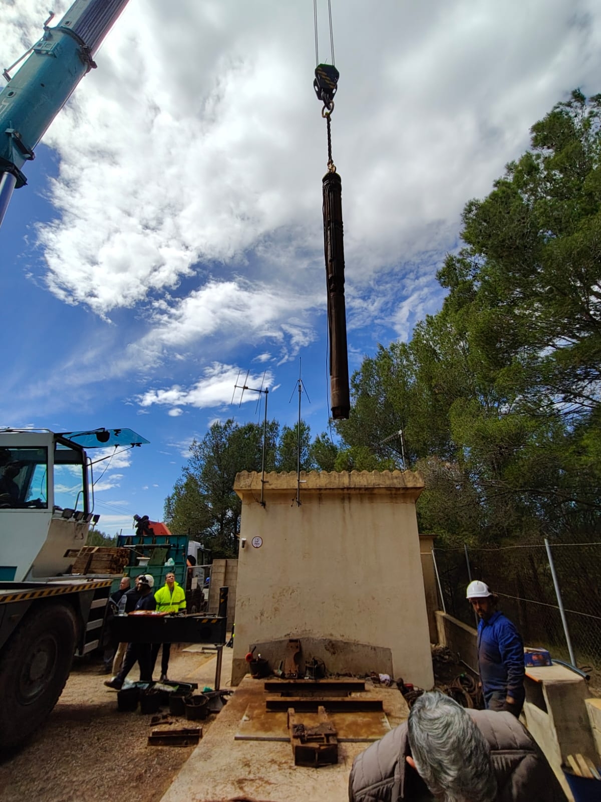 El Consorcio Provincial de Aguas actúa de emergencia en el pozo de Meanes con una inversión de 100.000 euros para garantizar el abastecimiento de agua