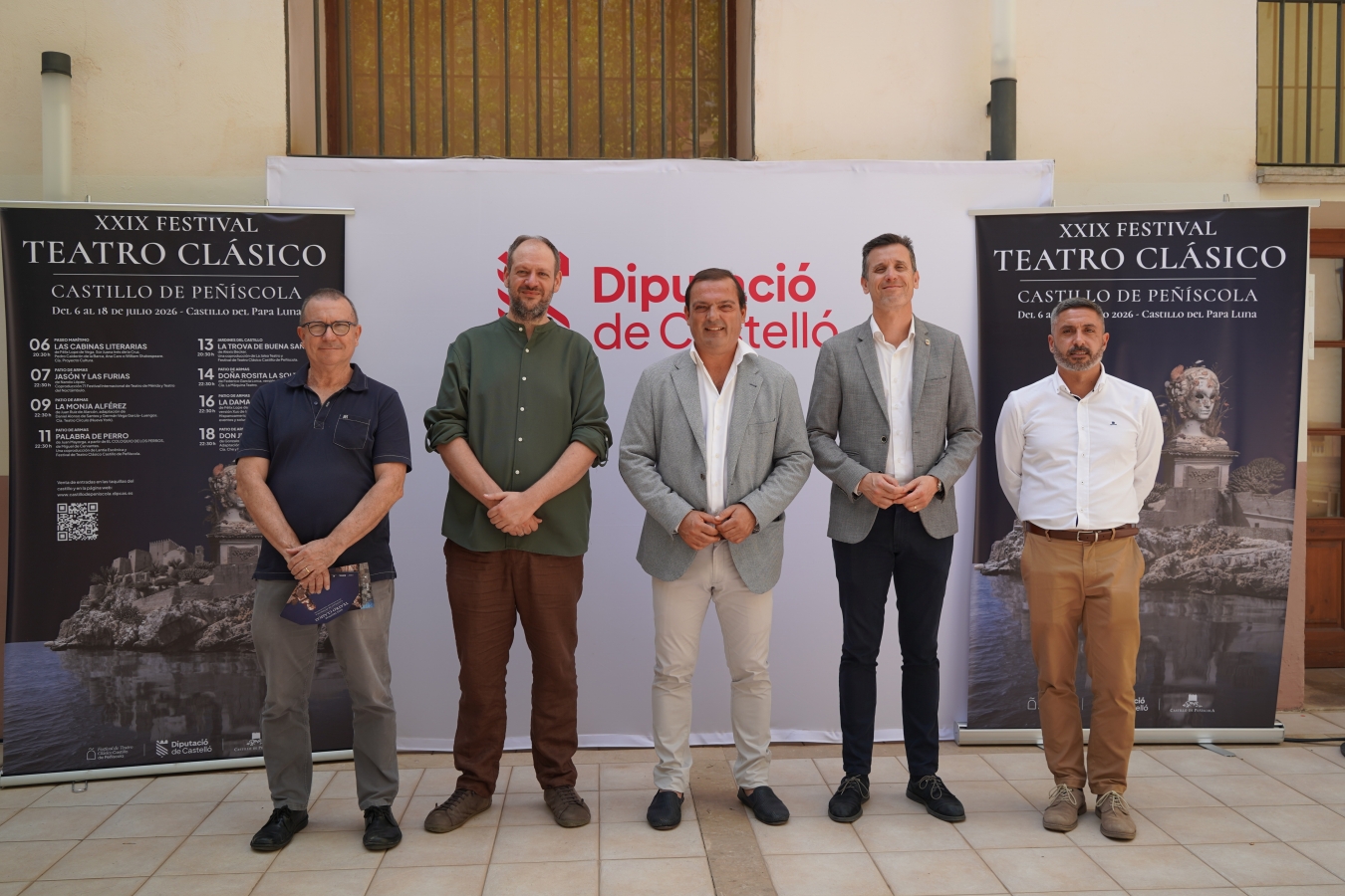 La Diputació de Castelló aposta per posar la cultura en el mapa a través de les arts escèniques amb el Festival de Teatre Clàssic Castell de Peníscola