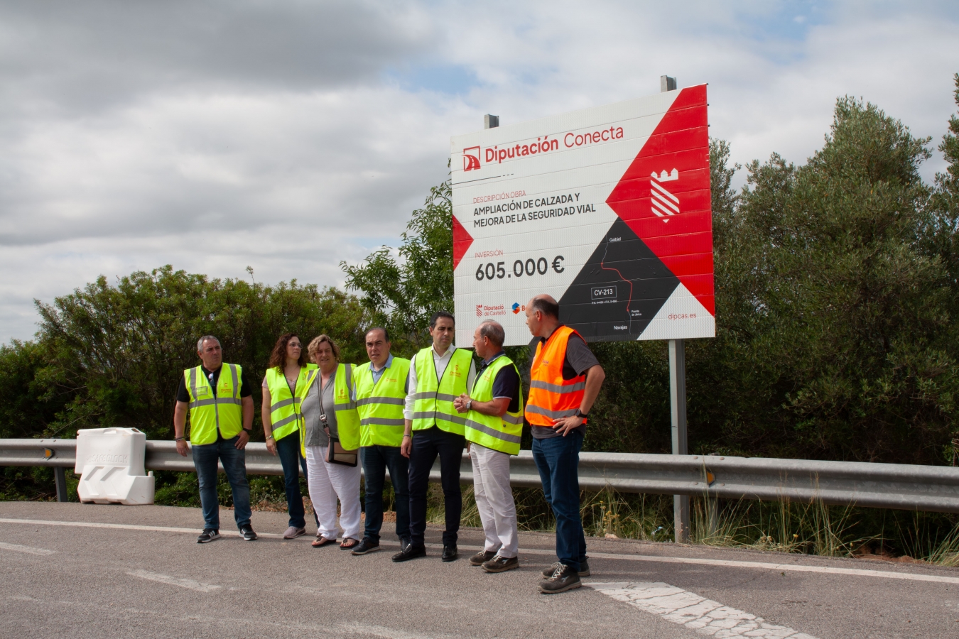 La Diputación de Castellón inicia las obras de acondicionamiento y mejora de la seguridad vial de la carretera CV-213