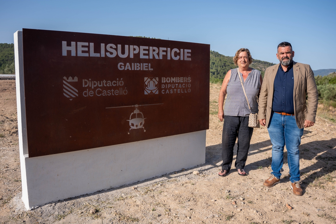 La Diputació de Castelló continua reforçant l'atenció d'emergència en tot el territori amb la posada en marxa d'una nova helisuperfície a Gaibiel