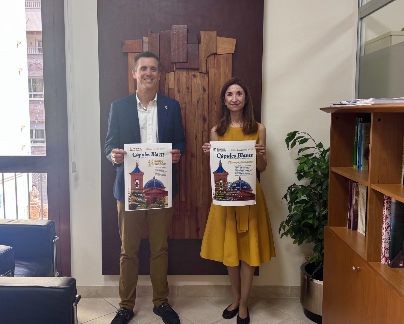 La Diputació de Castelló fusiona la música barroca amb la ceràmica valenciana en el cicle de concerts ‘Cúpules blaves’