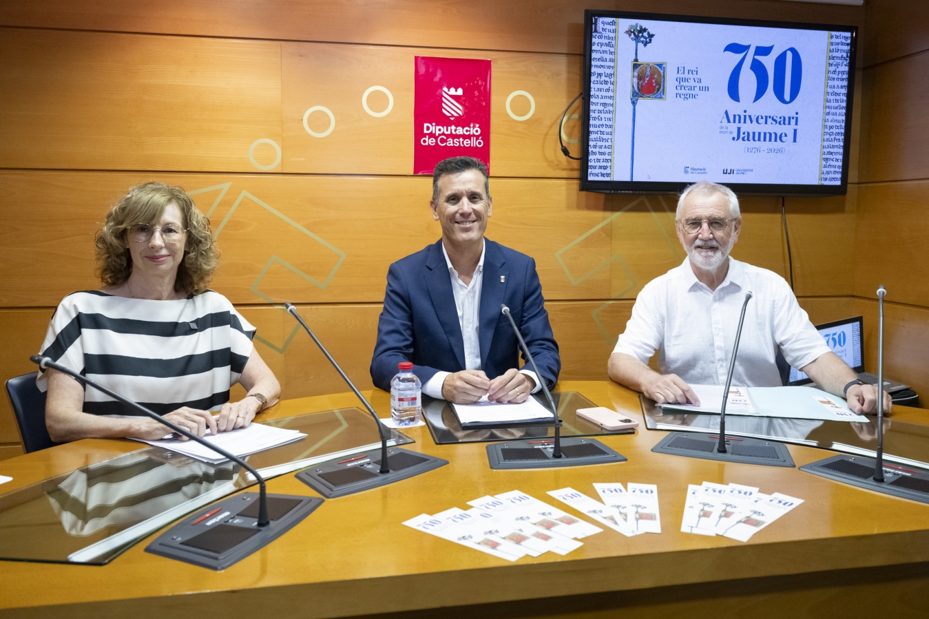 La Diputación de Castellón y la UJI conmemoran el 750 aniversario de la muerte del rey Jaume I